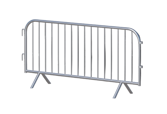 Crowd Control Barriers - 3'7.2" Tall x 7'6" Wide with 16 bars